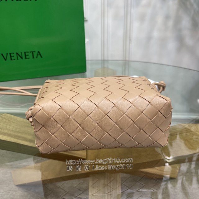 Bottega veneta高端女包 98090 寶緹嘉新款編織小方包 BV經典款編織小號肩背女包  gxz1311